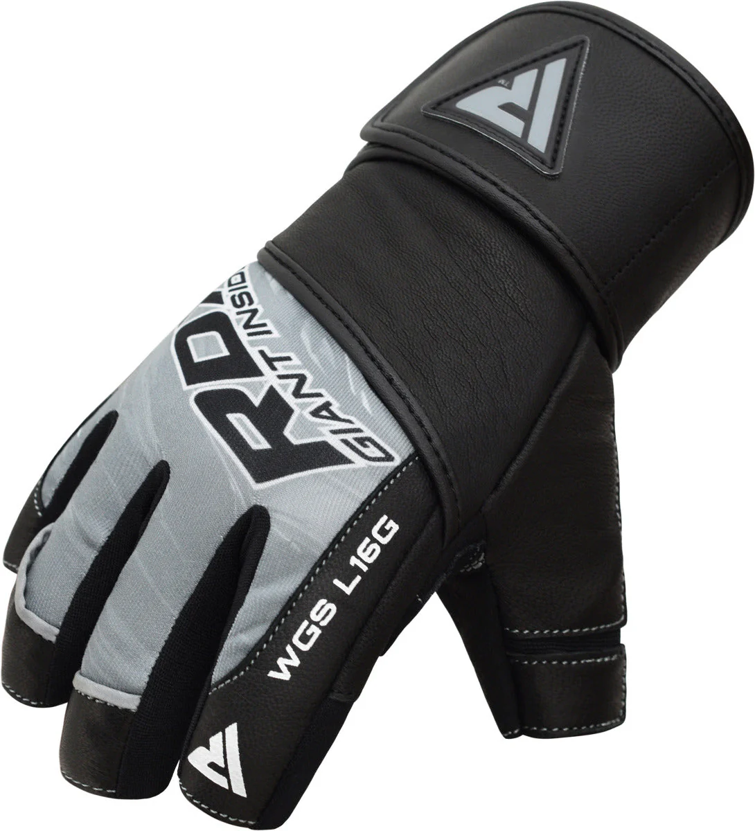 RDX L16 Gym Gloves with Wrist Strap - Image 3