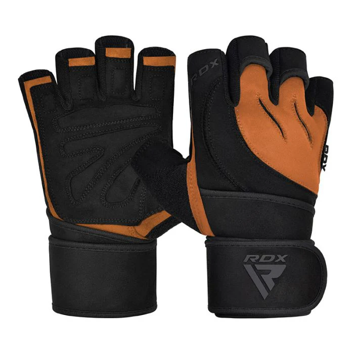 RDX L4 Open Finger Weightlifting Gym Gloves - Image 12