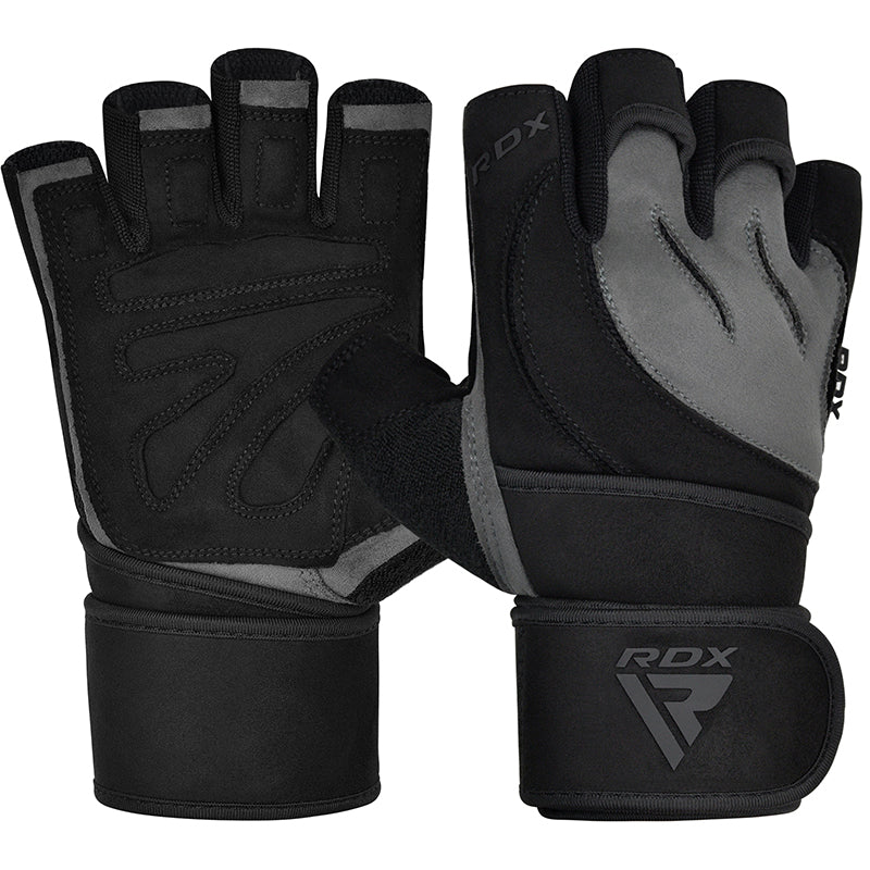 RDX L4 Open Finger Weightlifting Gym Gloves - Image 8