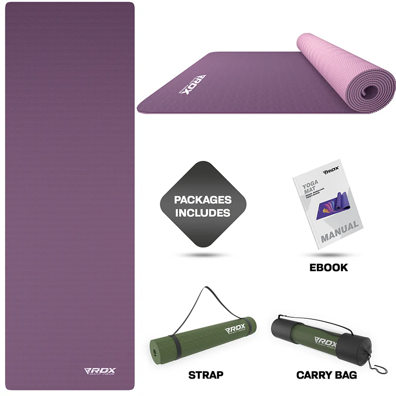 RDX MJ 6mm TPE Yoga Mat - Image 2