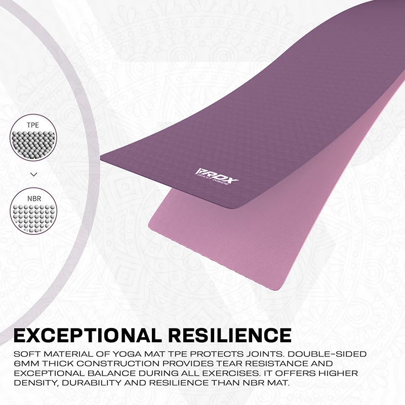 RDX MJ 6mm TPE Yoga Mat - Image 3