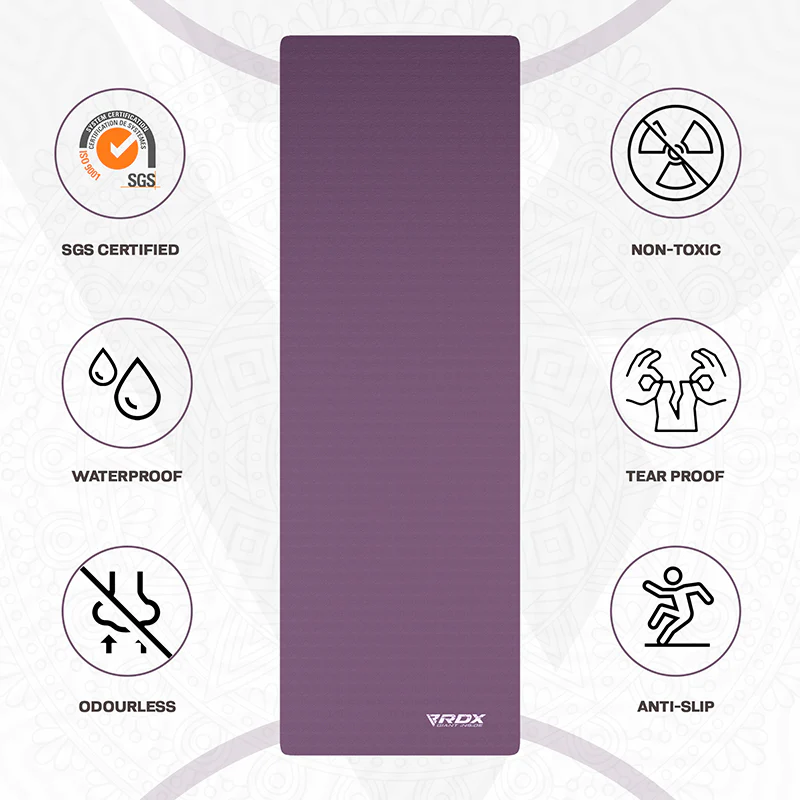 RDX MJ 6mm TPE Yoga Mat - Image 4
