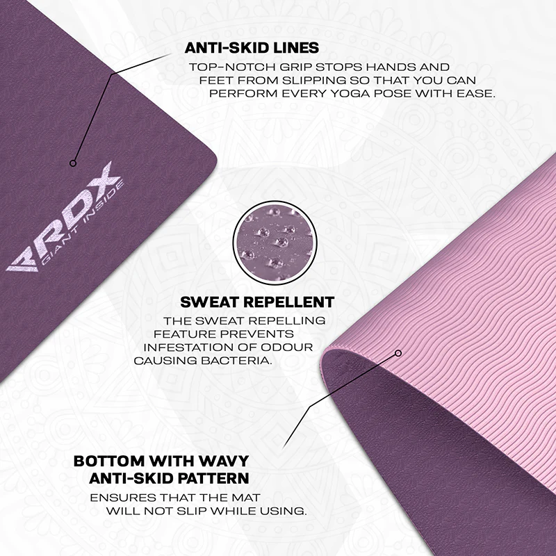 RDX MJ 6mm TPE Yoga Mat - Image 6