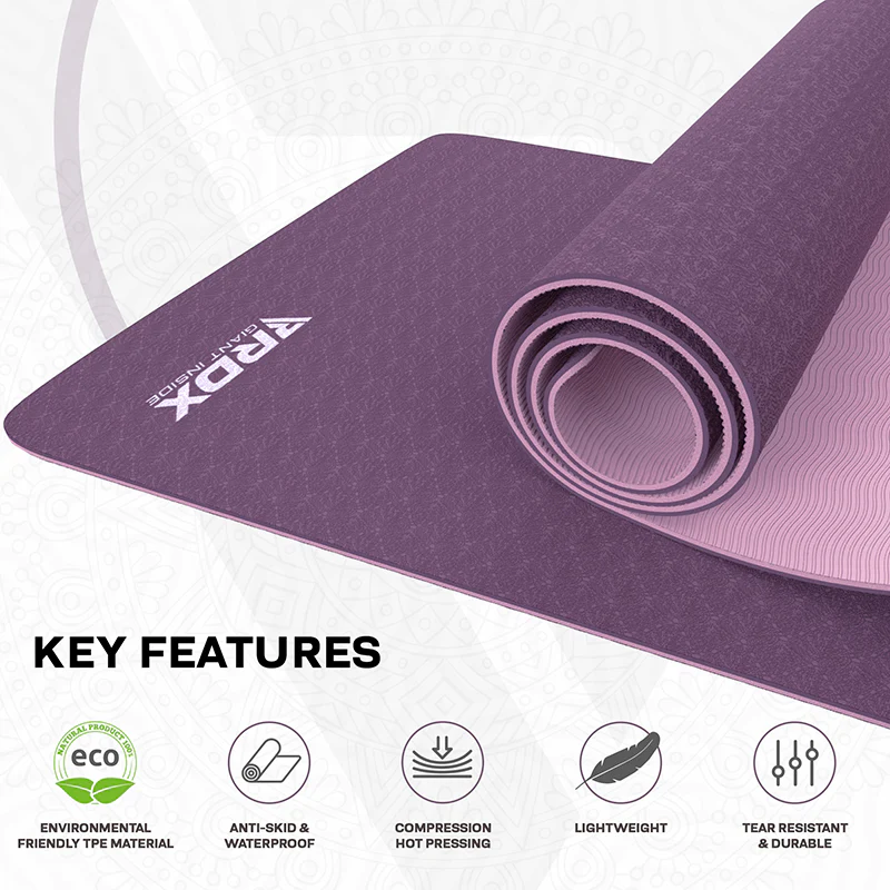 RDX MJ 6mm TPE Yoga Mat - Image 7