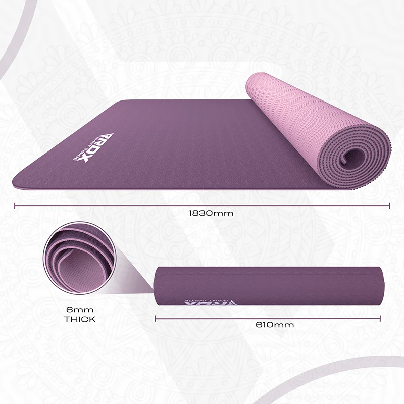 RDX MJ 6mm TPE Yoga Mat - Image 8