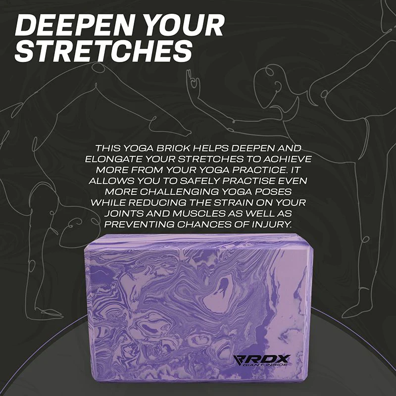 RDX PG EVA Foam High Density Non-Slips Yoga Block - Image 5