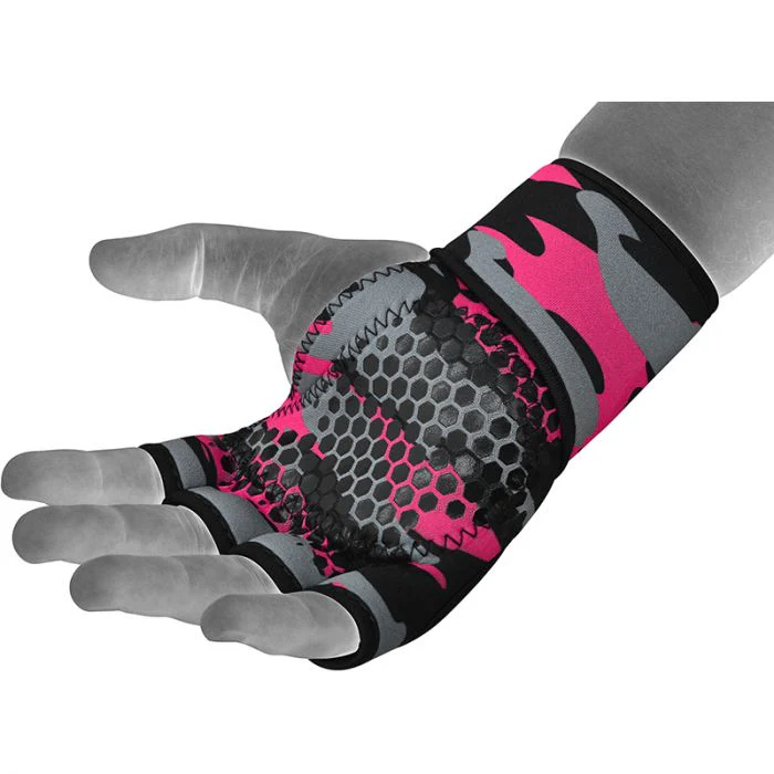 RDX X3 Pink Weightlifting Grips For Women - Image 4