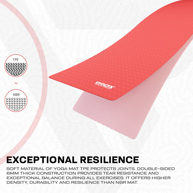 RDX PP 6mm TPE Yoga Mat - Image 3