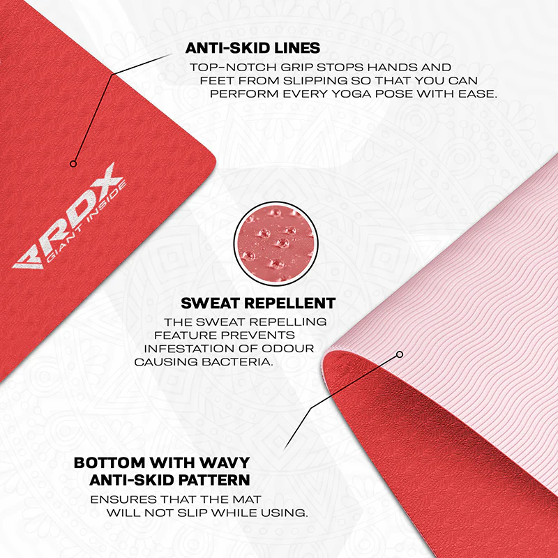 RDX PP 6mm TPE Yoga Mat - Image 6