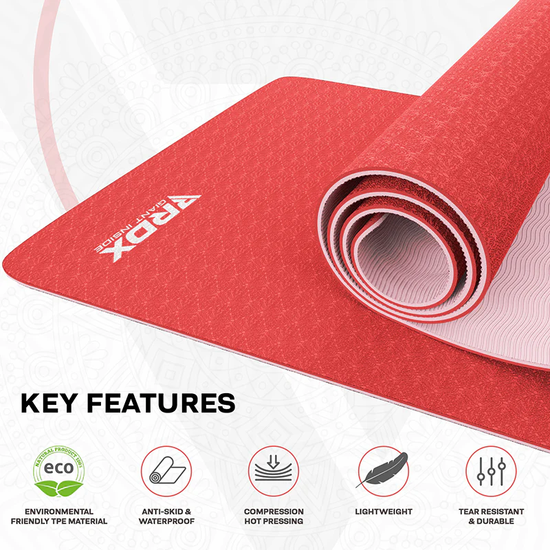 RDX PP 6mm TPE Yoga Mat - Image 7