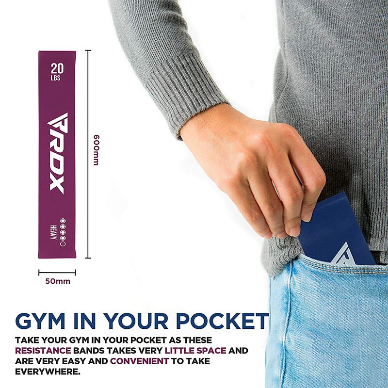RDX PR 5-in-1 Pull Up Assist & Body Stretching Bands for Resistance Training - Image 5