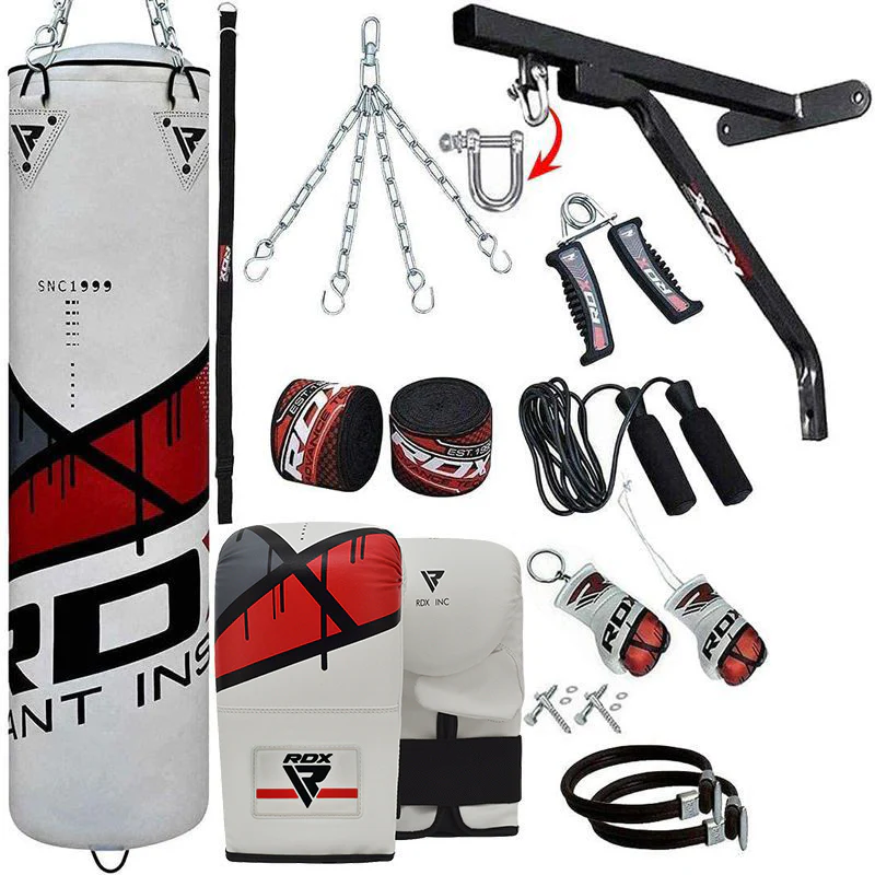 RDX F7 17-in-1 Ego 4ft / 5ft Heavy Boxing Punch Bag & Mitts Set - Image 17