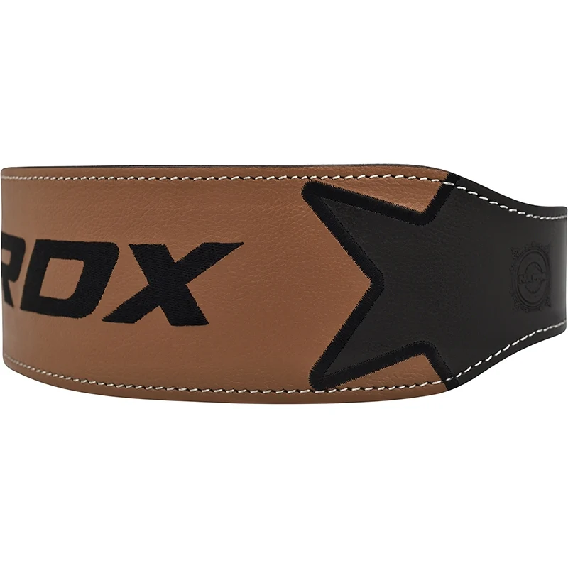 RDX 4 Inch Leather Gym Belt - Image 4