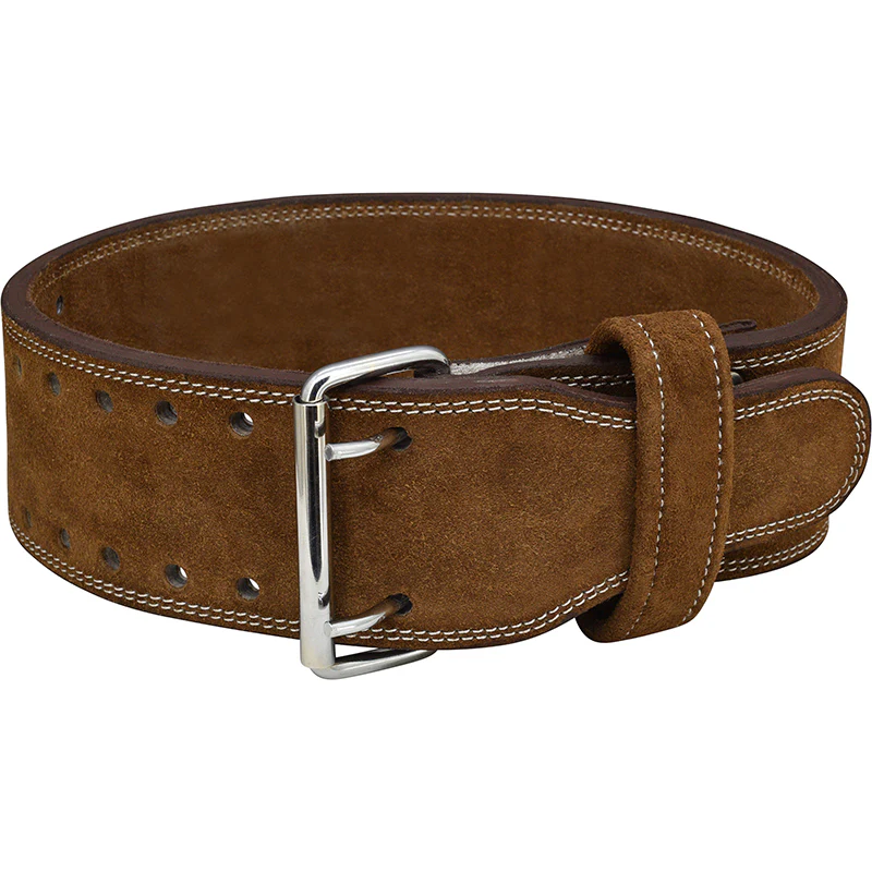 RDX 4PN Suede Leather Brown Powerlifting Belt - Image 4
