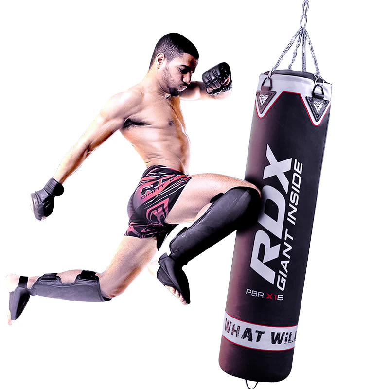 RDX X1 4ft / 5ft 8-in-1 Heavy Boxing Punch Bag & Gloves Set - Image 2