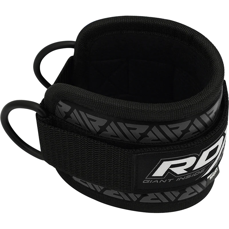 RDX A3 Weight Lifting D-Ring Ankle Straps - Image 2