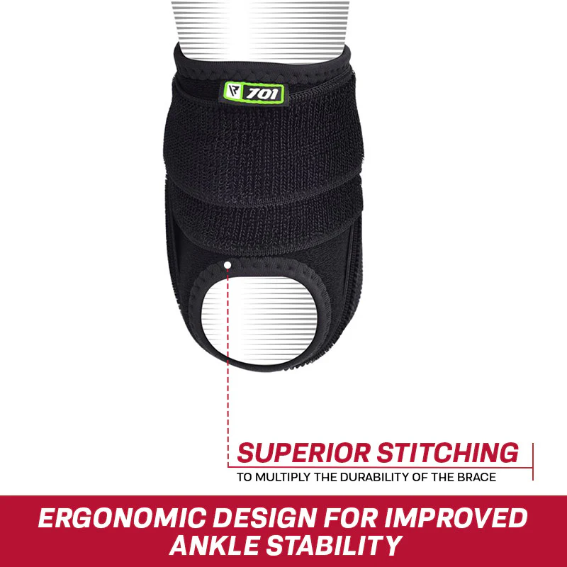 RDX A701 Triple Strap Ankle Support - Image 4