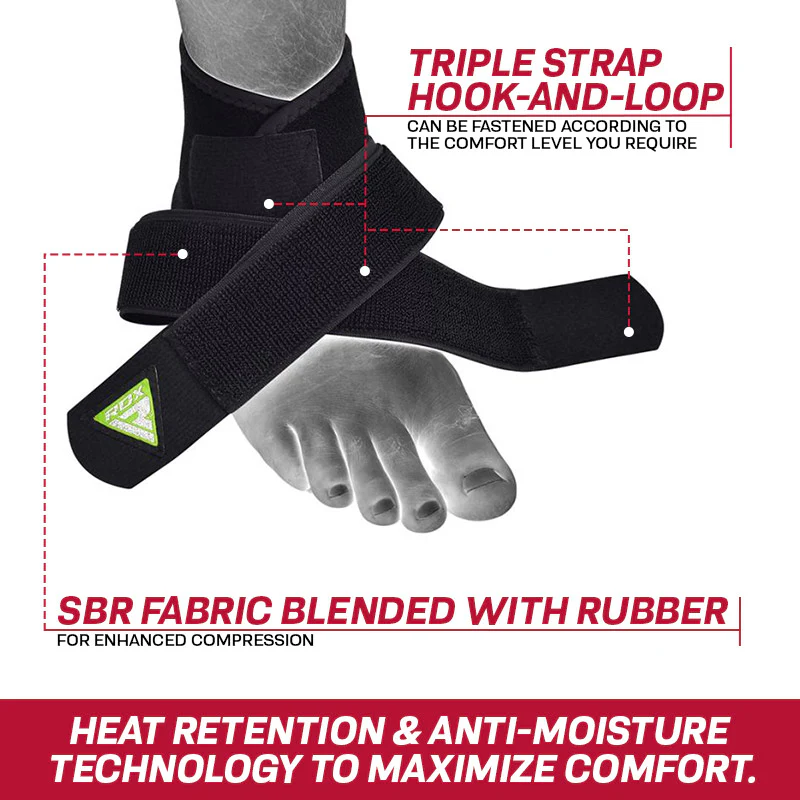 RDX A701 Triple Strap Ankle Support - Image 7