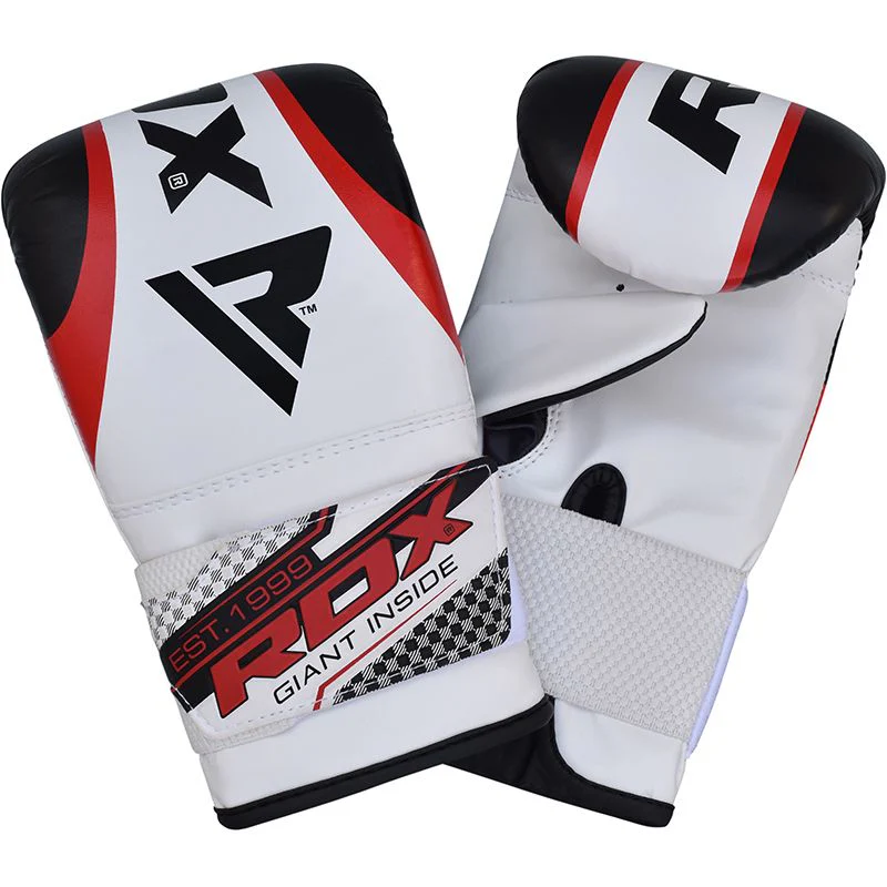 RDX 1R Red Boxing Bag Gloves - Image 4