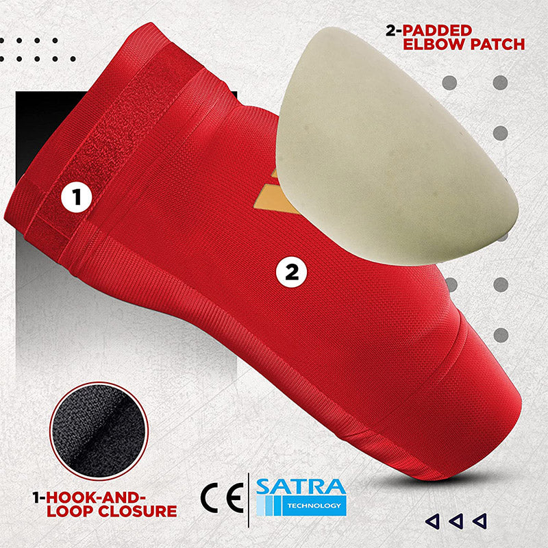 RDX HY CE Certified Padded Elbow Sleeve for Muay Thai & MMA Workout OEKO-TEX® Standard 100 certified - Image 14