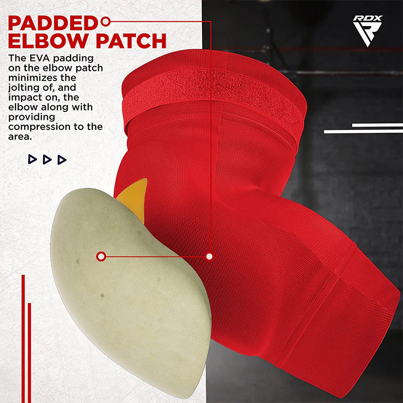 RDX HY CE Certified Padded Elbow Sleeve for Muay Thai & MMA Workout OEKO-TEX® Standard 100 certified - Image 15