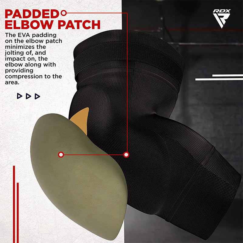 RDX HY CE Certified Padded Elbow Sleeve for Muay Thai & MMA Workout OEKO-TEX® Standard 100 certified - Image 4