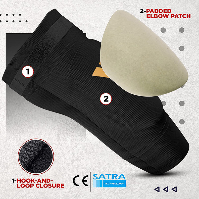 RDX HY CE Certified Padded Elbow Sleeve for Muay Thai & MMA Workout OEKO-TEX® Standard 100 certified - Image 5