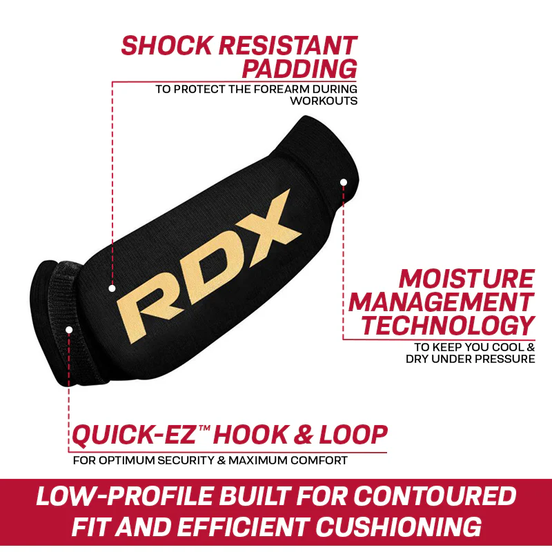 RDX FB CE Certified Forearm Guards for Boxing, MMA & Combat Sports Training OEKO-TEX® Standard 100 certified - Image 3