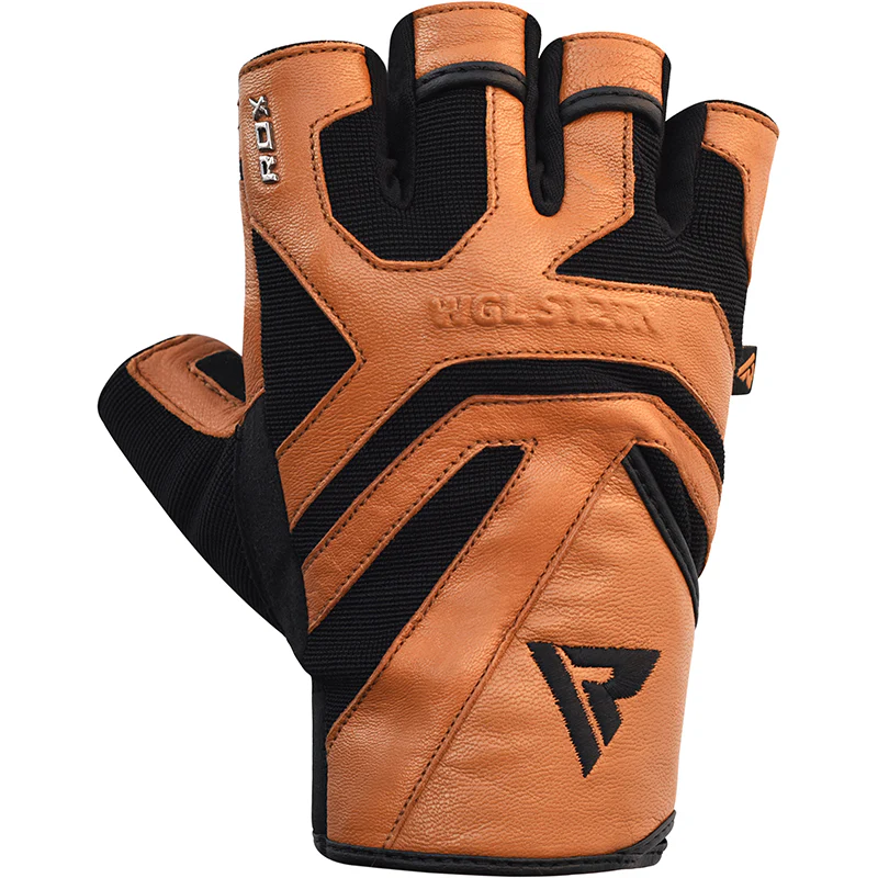 RDX S12 Leather Fitness Training Gloves - Image 8