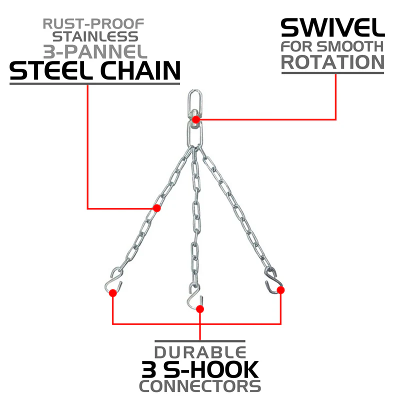 RDX X1 3 Hook Punch Bag Chains - Image 2
