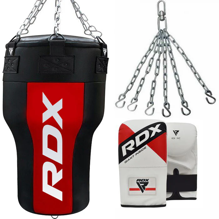 RDX AR 3-in-1 Angle Punch Bag with Gloves Set - Image 14