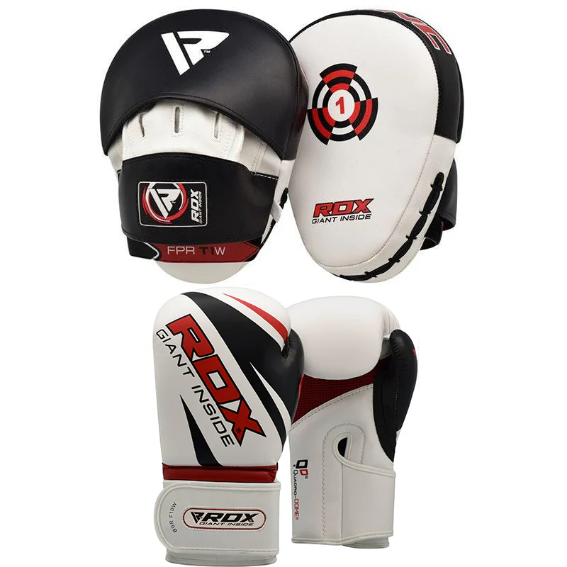 RDX 1W Boxing Gloves & Pads Set - Image 11