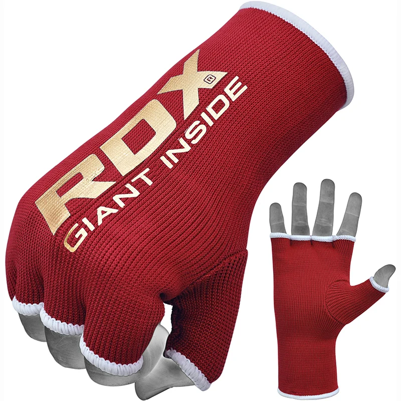 RDX HY Inner Gloves Elasticated Half Finger for Boxing, MMA Knuckle Protection OEKO-TEX® Standard 100 certified - Image 11