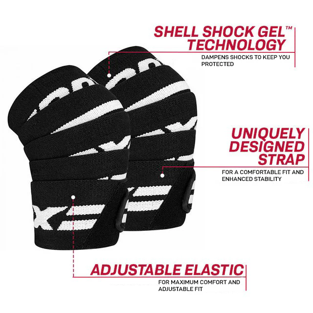 RDX K2 Compression Knee Wraps - Image 2
