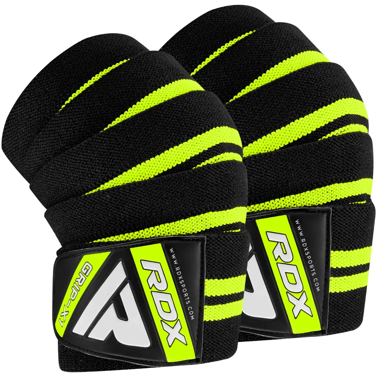 RDX K3G Elasticated Green Knee Wraps OEKO-TEX® Standard 100 certified - Image 4