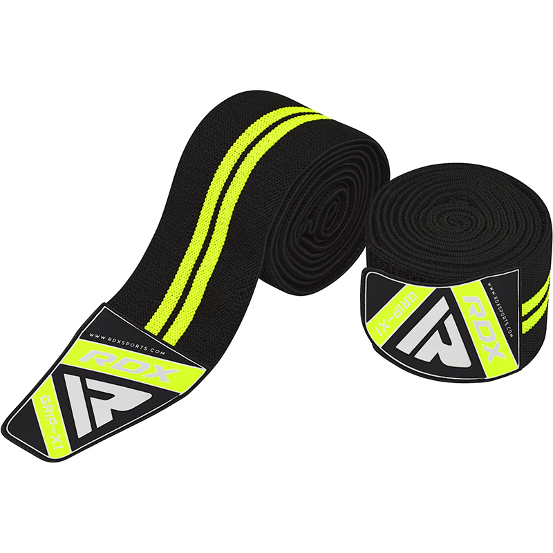 RDX K3G Elasticated Green Knee Wraps OEKO-TEX® Standard 100 certified - Image 7