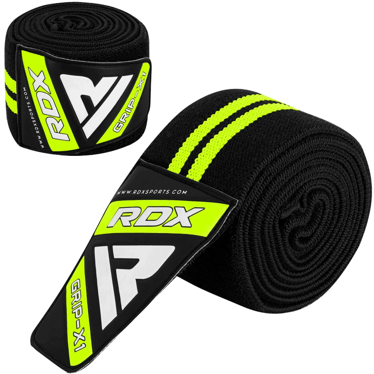 RDX K3G Elasticated Green Knee Wraps OEKO-TEX® Standard 100 certified - Image 8