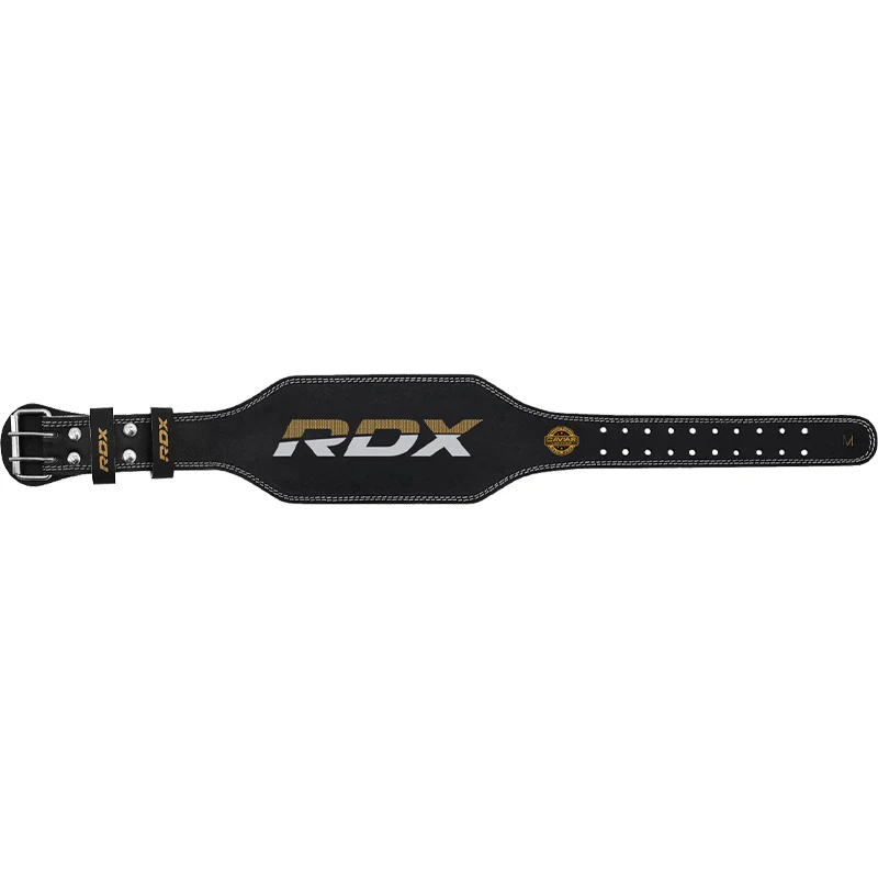 RDX 4 Inch Leather Weightlifting Gym Belt - Image 4