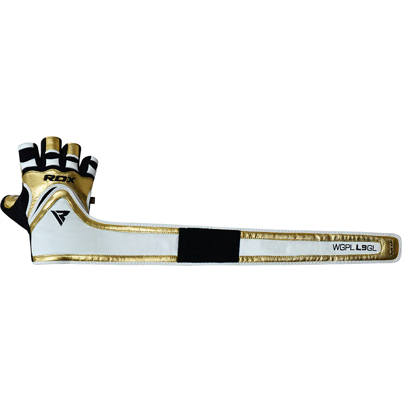 RDX L9 Leather Gym Exercise Gloves - Image 4