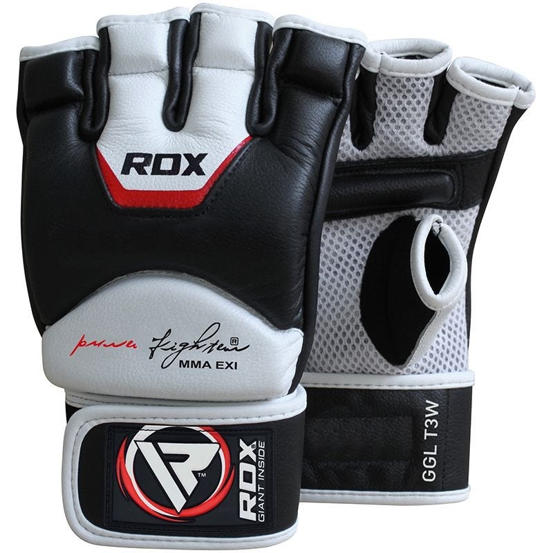 RDX T3 Leather MMA Gloves - Image 7