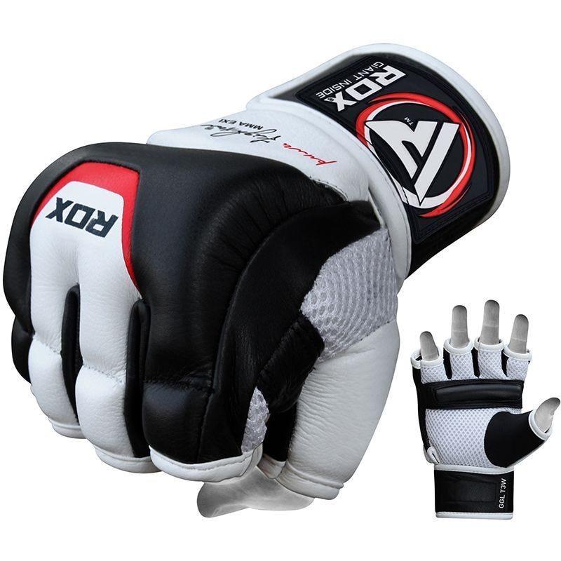 RDX T3 Leather MMA Gloves - Image 9