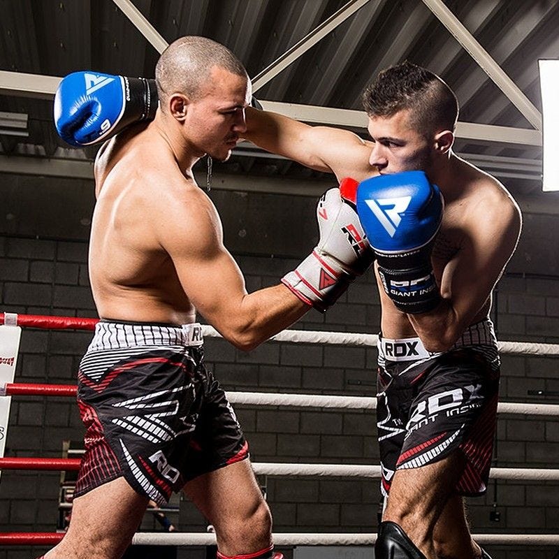 RDX R1 MMA Shorts Black/Red - Image 2