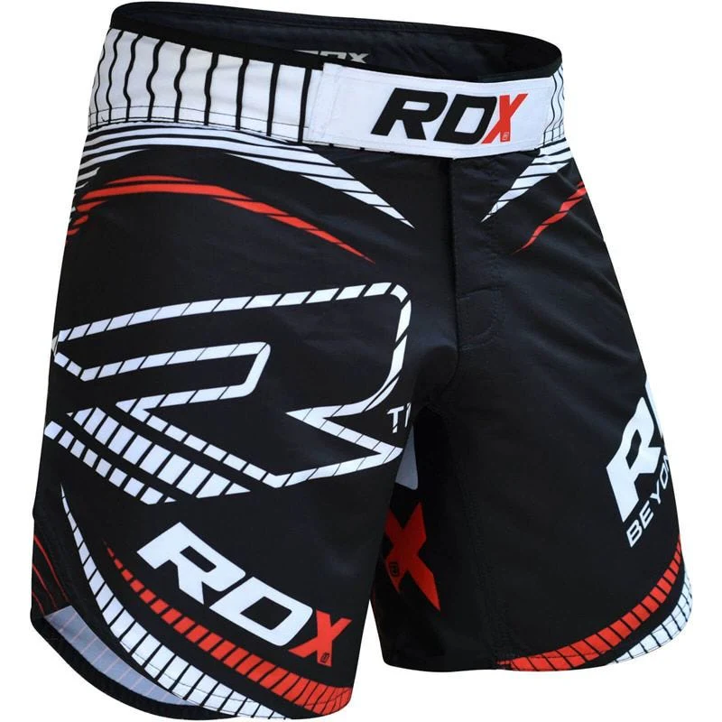 RDX R1 MMA Shorts Black/Red - Image 4