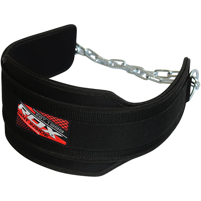 RDX 6DP Weight Training Dipping Belt with Chain - Image 3