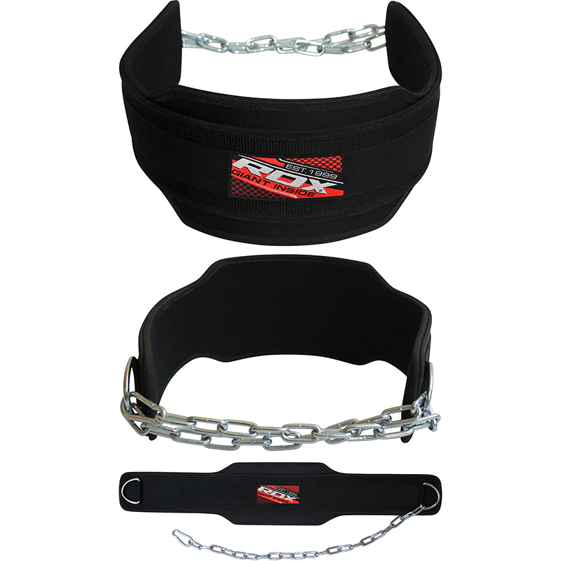 RDX 6DP Weight Training Dipping Belt with Chain - Image 4