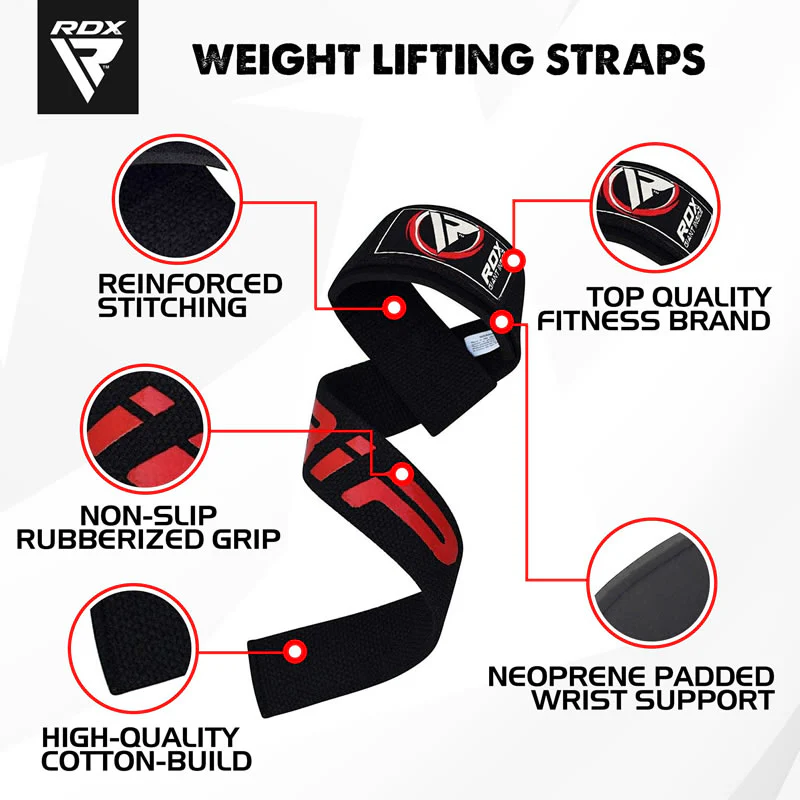 RDX W2 Weightlifting Straps - Image 2