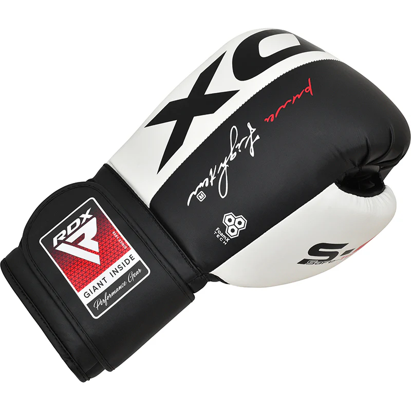RDX S4 Leather Sparring Boxing Gloves - Image 3