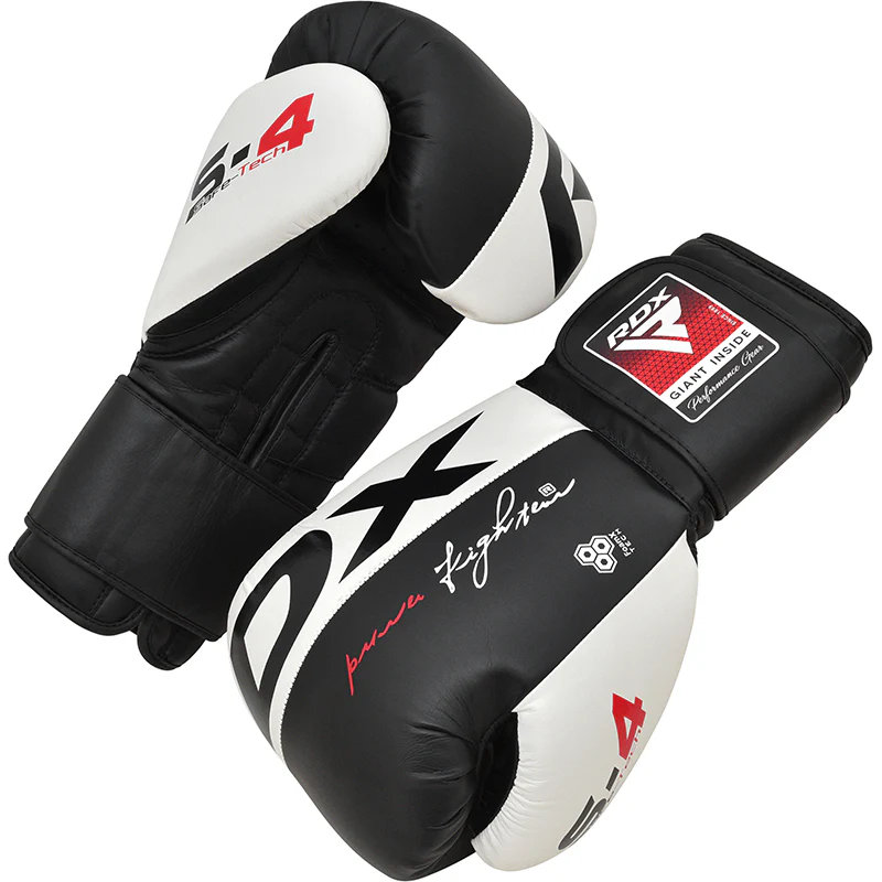 RDX S4 Leather Sparring Boxing Gloves - Image 8