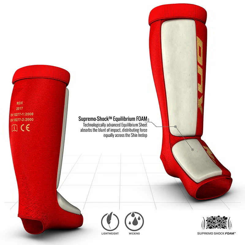 RDX SI MMA Gel Padded Lightweight Shin Instep Guard OEKO-TEX® Standard 100 certified - Image 8