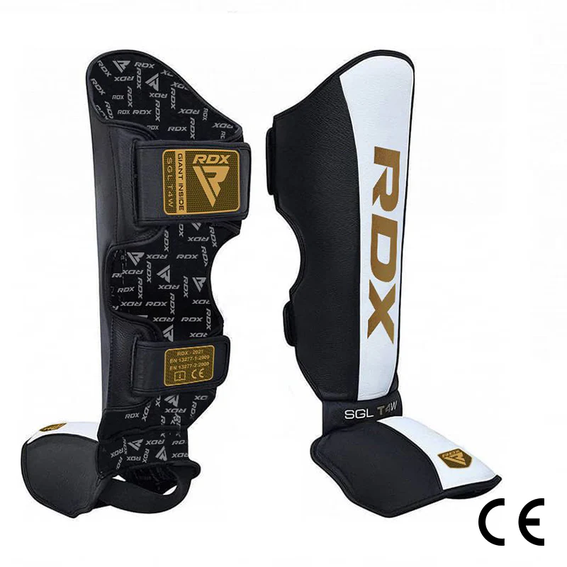 RDX T4 Leather Shin Instep Guards - Image 10